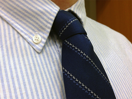 Celebratory neck tie designed specifically for the weekend.