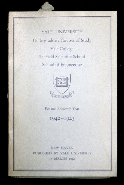 1942 blue book cover.