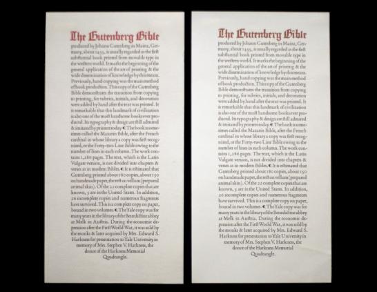 Gutenberg broadsides