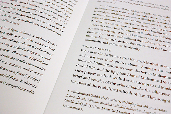 Inside spread and typeface