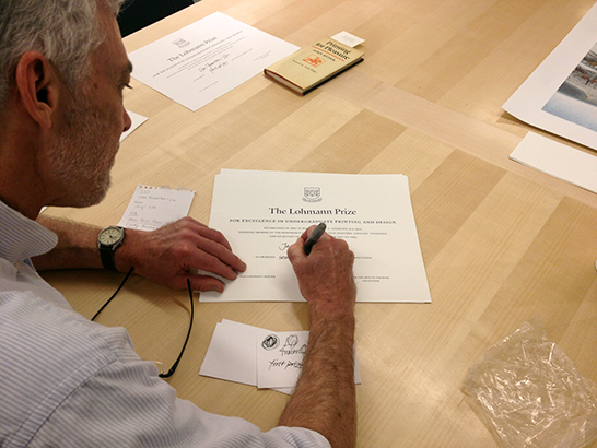 Rose engraving certificates