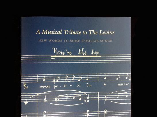 Cole Porter-themed songbook cover.