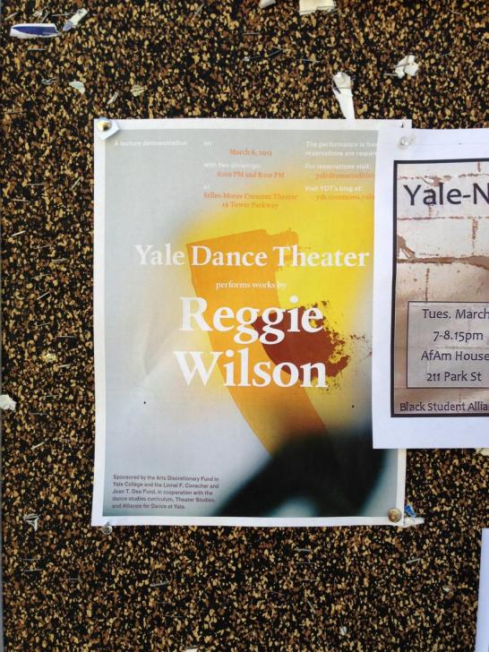 Reggie Wilson poster.